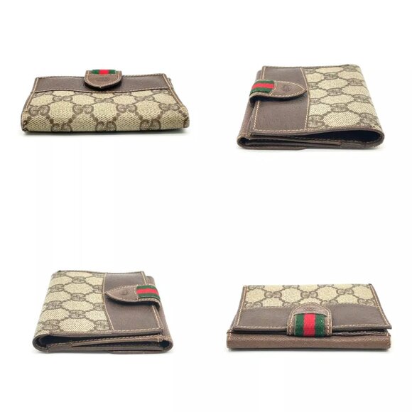GUCCI GG SHERRY LINE BI-FOLD & LONG WALLET SET (2) β WITH BOX - Picture 7 of 11